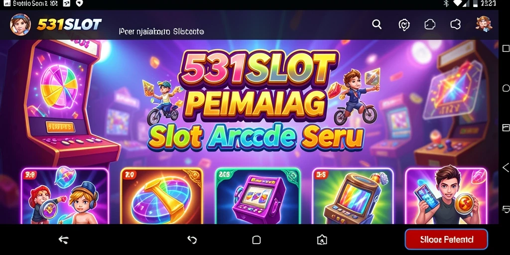 Tampilan gameplay <strong>531SLOT</strong> yang menarik dan penuh warna.