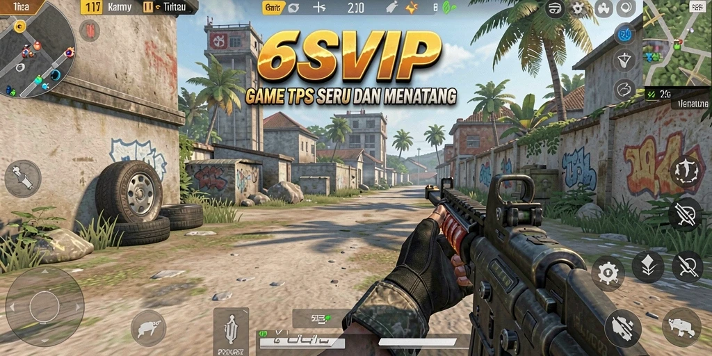 Gameplay intens dengan aksi tembak-menembak yang seru.