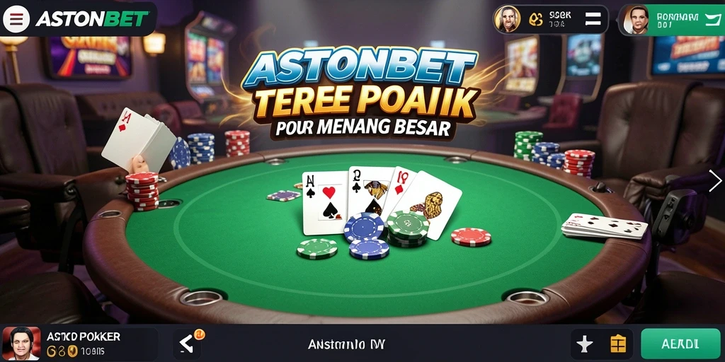 Tampilan gameplay poker yang menarik di ASTONBET.