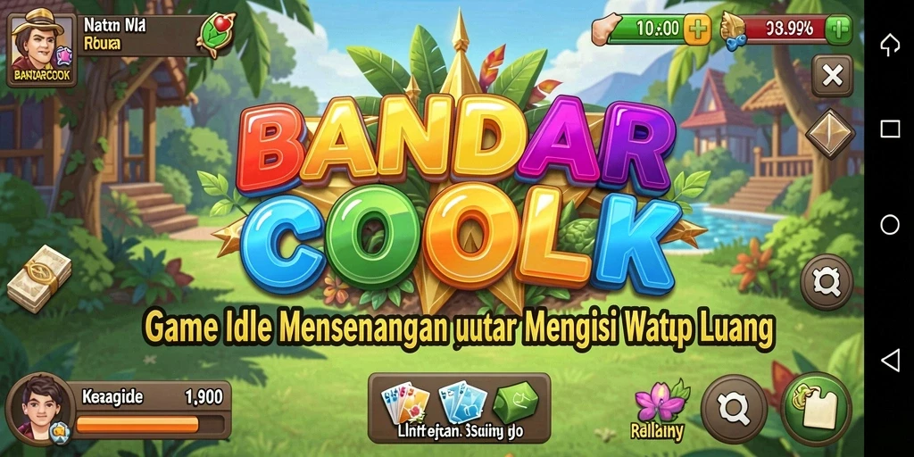 Screenshot BANDARCOLOK menunjukkan gameplay santai dan menyenangkan.