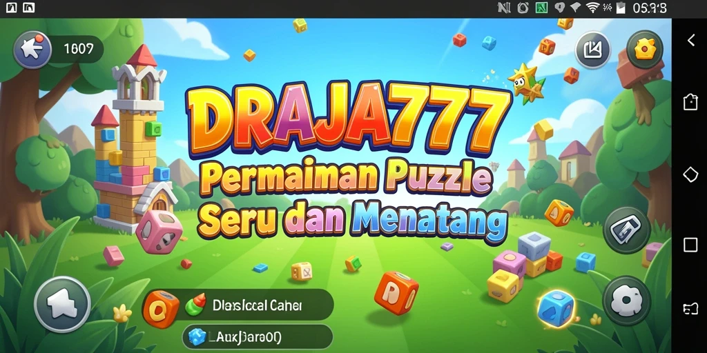 Tampilan menarik gameplay DRAJA777 dalam aksi Puzzle.