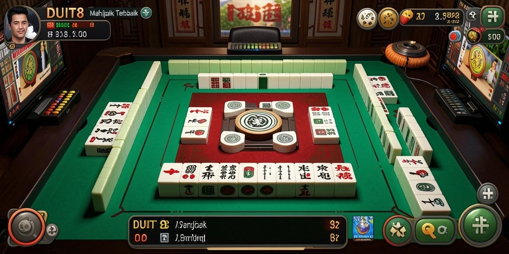 Tampilan gameplay Mahjong sangat menarik dengan elemen grafis yang memikat.