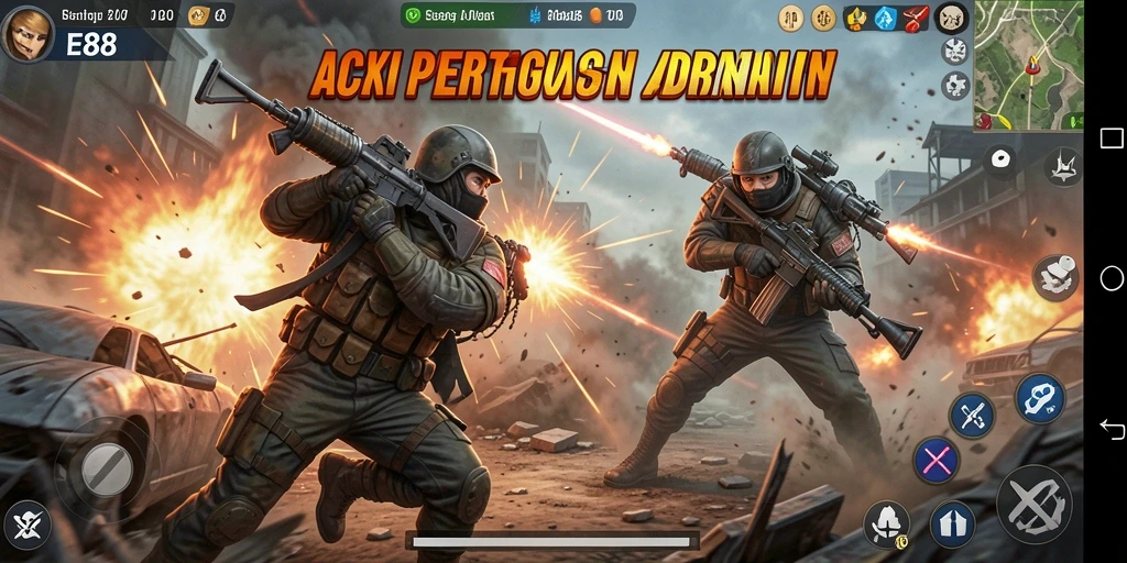 Tampilan gameplay E88 yang seru dan menantang.