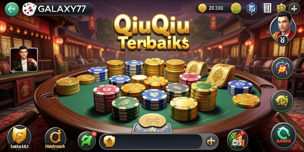 Screenshot menunjukkan gameplay seru dalam GALAXY77.