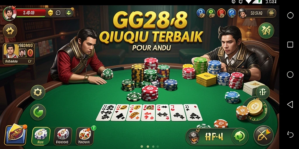 Tangkapan layar permainan QiuQiu yang seru dan menarik.