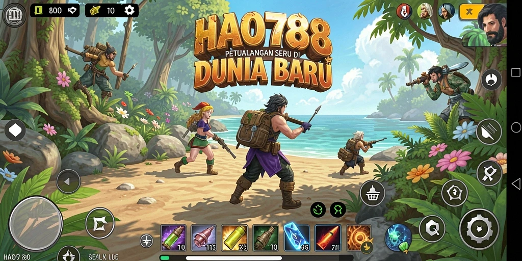 Screenshot gameplay HAO788 yang menampilkan aksi petualangan yang mendebarkan.