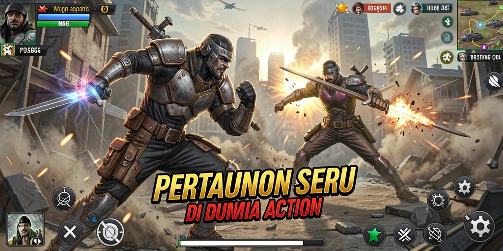 Gameplay seru yang penuh aksi di ID66.