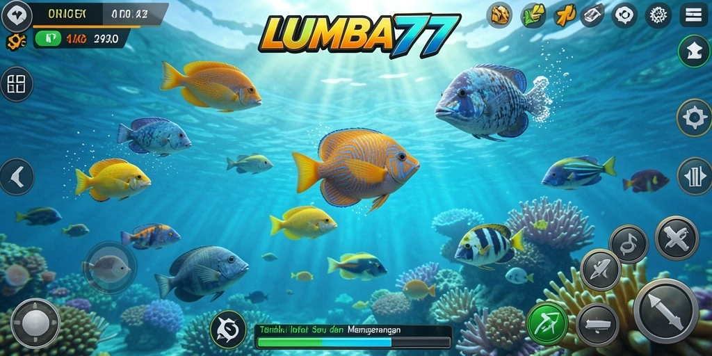 Tampilan gameplay seru dari LUMBA77 yang penuh aksi.