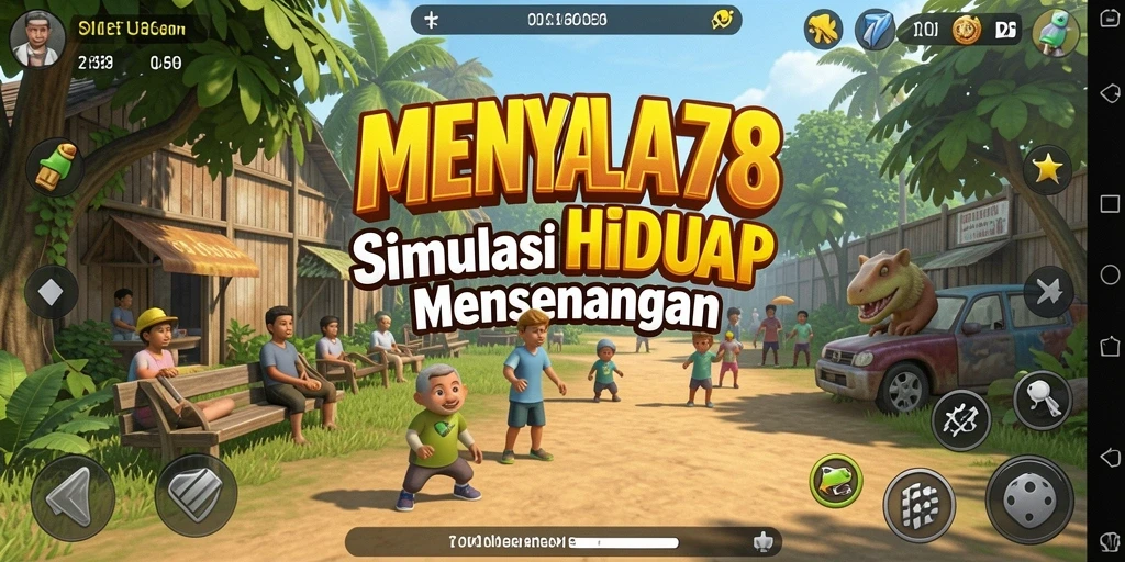 Tampilan gameplay simulasi yang menarik dan interaktif di MENYALA78.