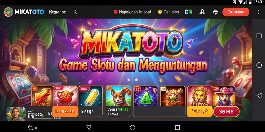 Tampilan menarik gameplay Slot di MIKATOTO