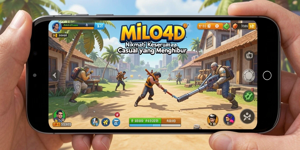 Tangkapan layar utama MILO4D memperlihatkan gameplay yang seru dan menantang.