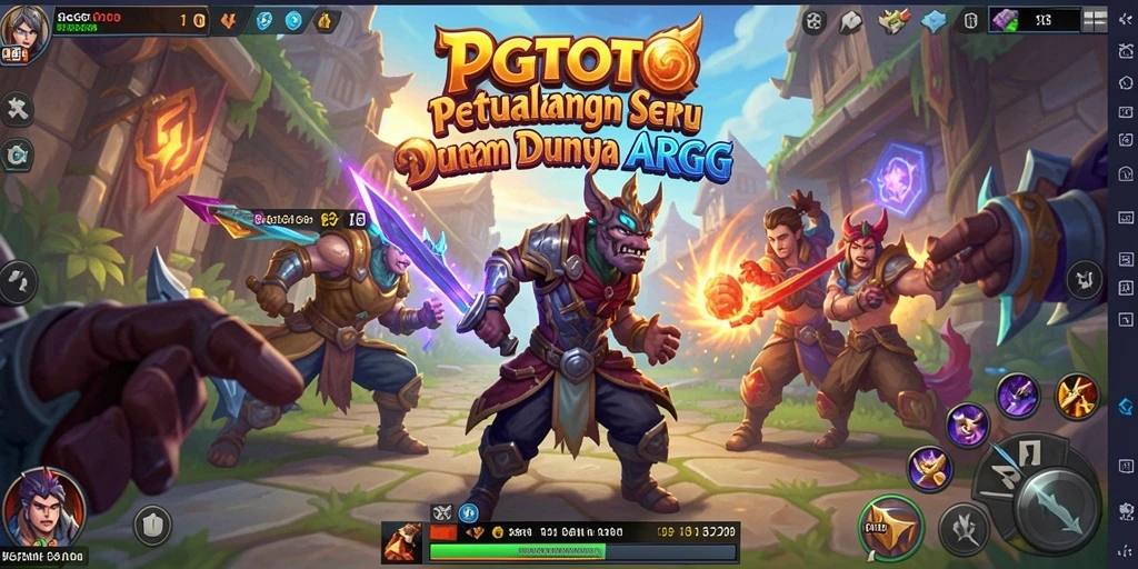 Tampilan grafik memukau dalam gameplay ARPG PGTOTO.