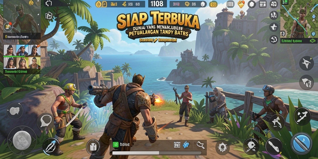 Tampilan gameplay berbuka dunia dengan petualangan menarik di SIAP108.