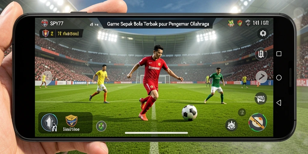 Tampilan menarik dalam permainan sepak bola SPY77