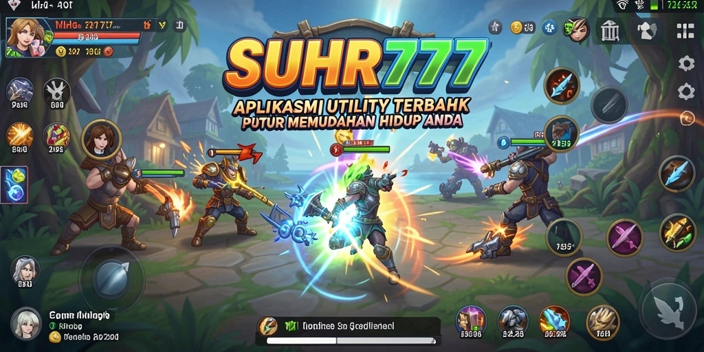 Tampilan utama SUHU777 menampilkan berbagai alat bantu Utility.