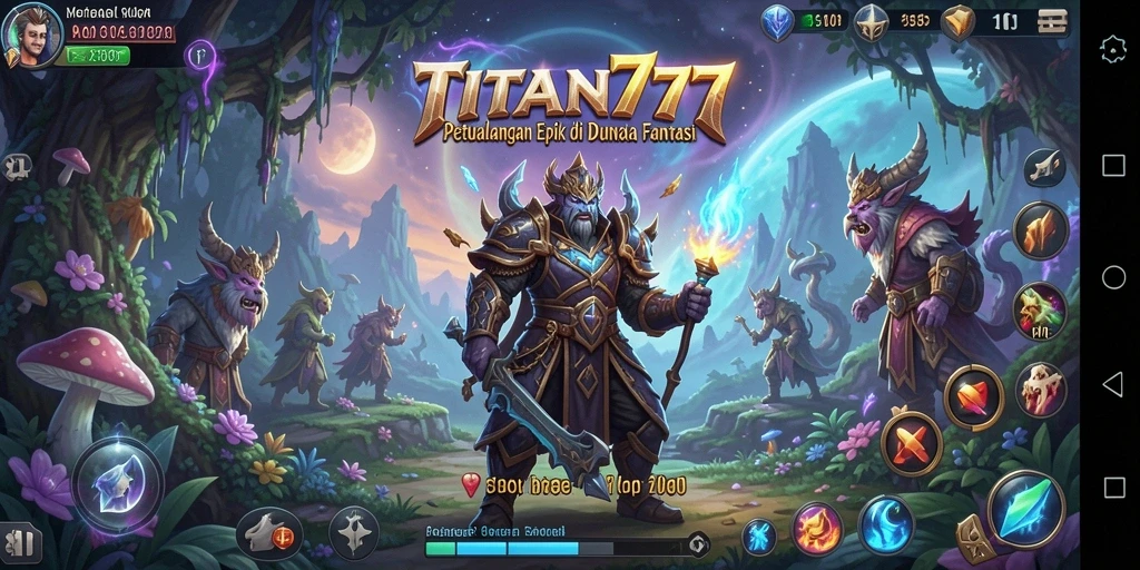 Gameplay menakjubkan di dunia petualangan TITAN777.