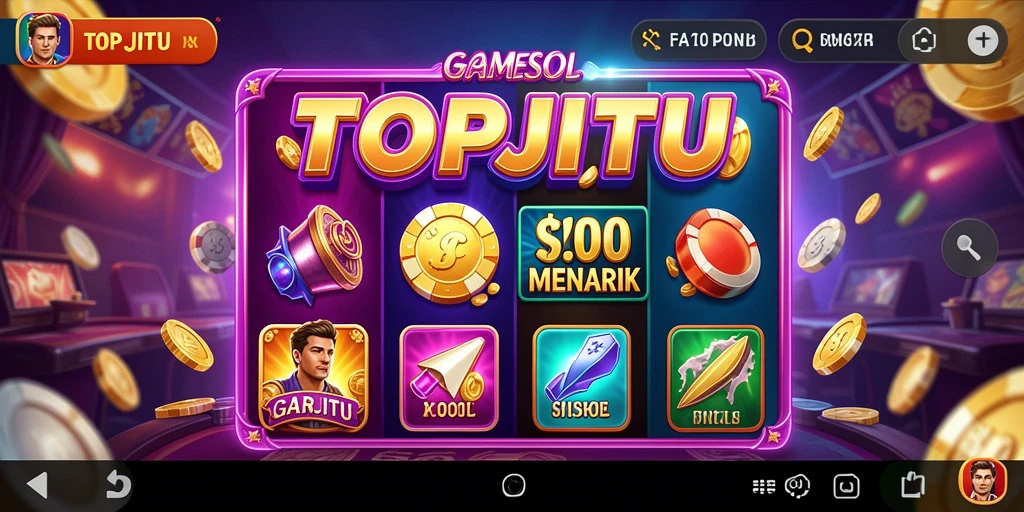 Tampilan gameplay menarik dari game Slot TOPJITU