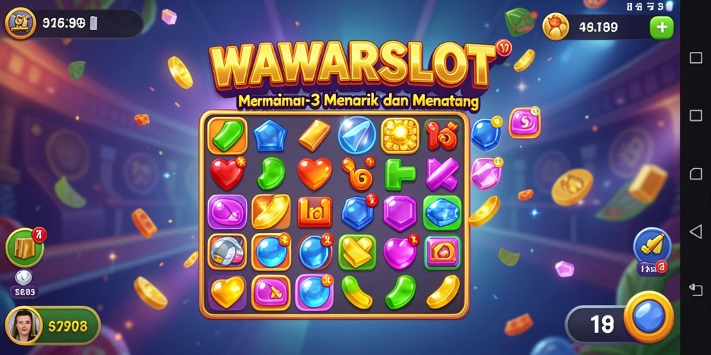Tampilan gameplay WAWARSLOT yang penuh warna dan menarik.